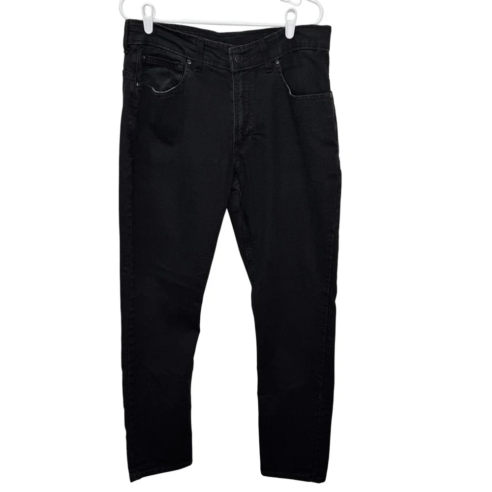 Origin USA Delta-68 Men Black Performance Stretch Denim Jeans Size 34  Maine USA